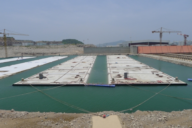 沉管临时的家 沉管临时的家