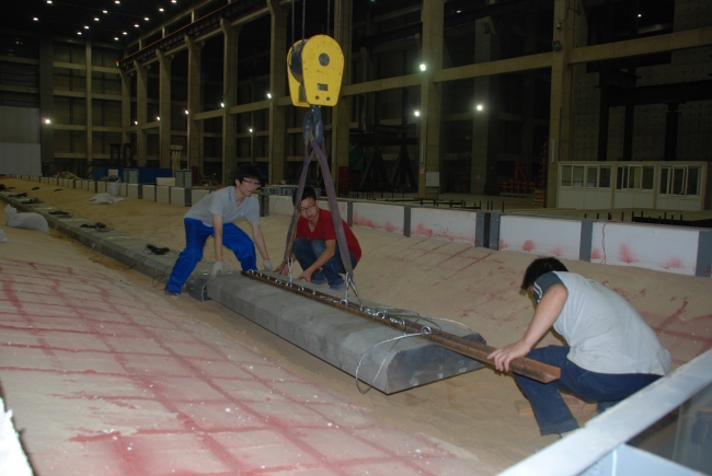 隧道抗震试验现场 隧道抗震试验现场